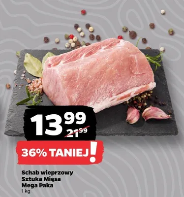 Schab wieprzowy Mega Paka promocja w Netto