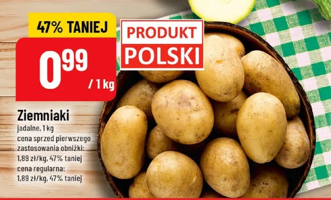 Ziemniaki jadalne promocja w POLOmarket