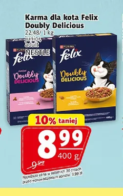 Karma dla kota Felix Doubly Delicious adult promocja w Prim Market