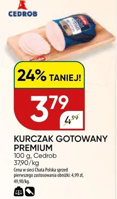 Kurczak gotowany premium promocja w Chata Polska