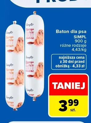 Baton dla psa SIMPL promocja w Carrefour