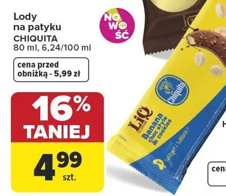 Lody na patyku promocja w Carrefour