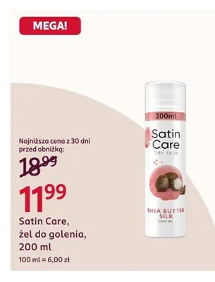 Żel do golenia promocja w Rossmann