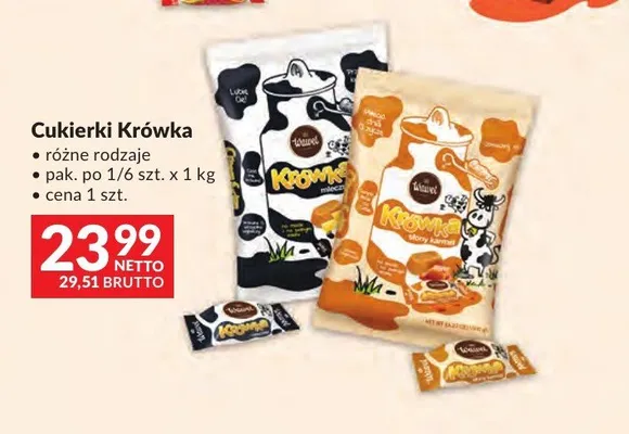Cukierki Krówka Wawel promocja w Makro