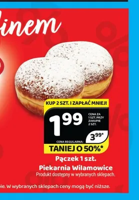 Pączek Piekarnia Wilamowice promocja w Delfin
