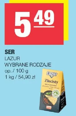 Ser wybrane rodzaje promocja w SPAR