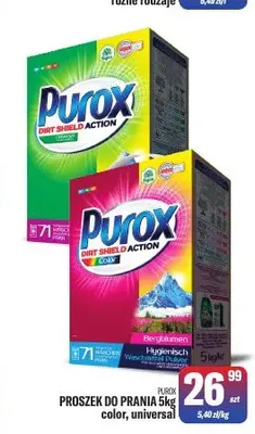 Proszek do prania Purox Universal promocja w Tomi Markt