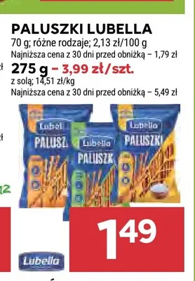 Paluszki Lubella promocja w Stokrotka