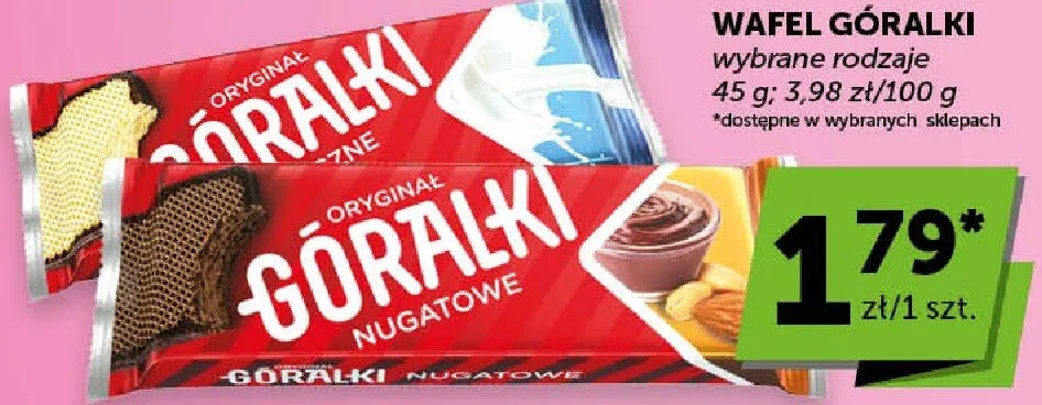Wafel góralki wybrane rodzaje promocja w ABC