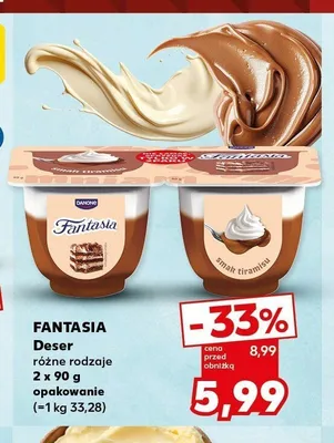 Deser Fantasia Danone promocja w Kaufland