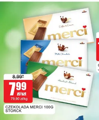 Czekolada Merci Milk Chocolate promocja w Bingo