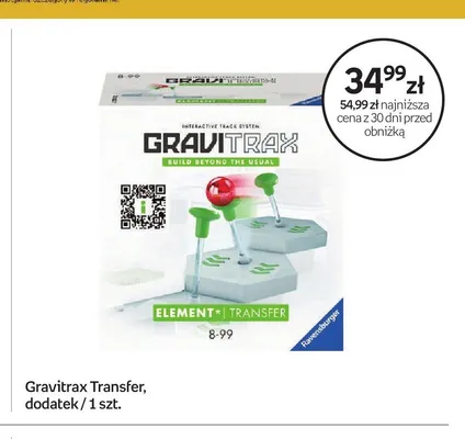 Zabawka edukacyjna Gravitrax Transfer dodatek promocja w Empik
