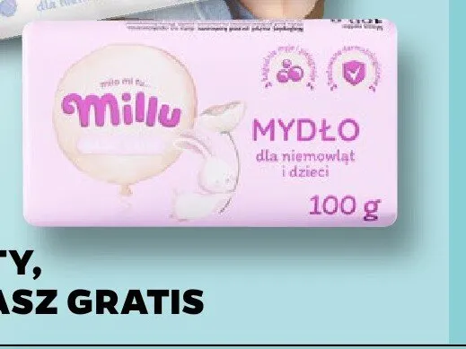 Mydło dla niemowląt i dzieci Millu promocja w Netto