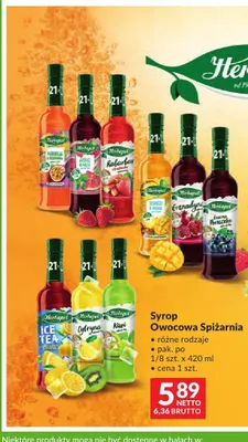 Syrop Owocowa Spiżarnia Herbapol Kiwi 420ml promocja w Makro