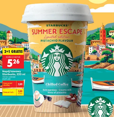 Napój kawowy Starbucks promocja w Biedronka