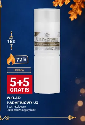 Wkład parafinowy U3 regulowany Luks promocja w Stokrotka