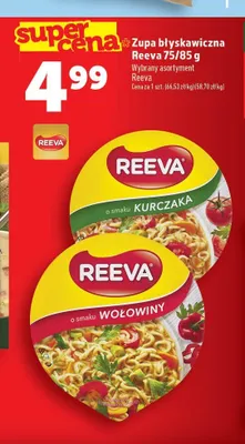 Zupa błyskawiczna o smaku kurczaka Reeva promocja w TOPAZ