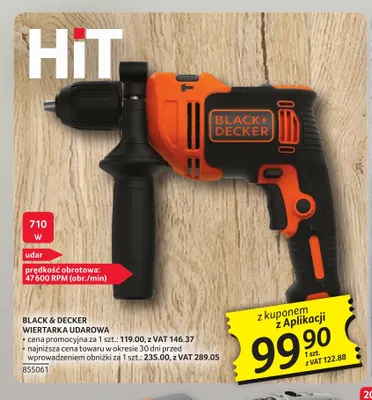 Wiertarka udarowa Black & Decker promocja w Selgros