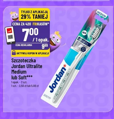 Szczoteczka do zębów Jordan Ultralite Soft 2-pak promocja w POLOmarket