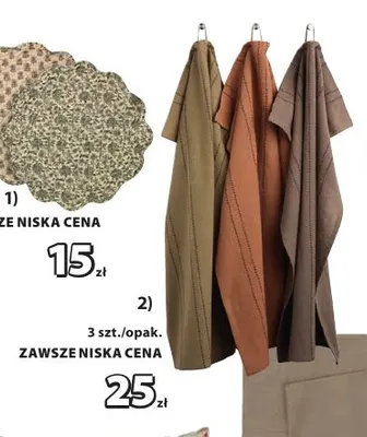 Ręcznik kuchenny Salvie 50x70 cm 3-pak promocja w Jysk
