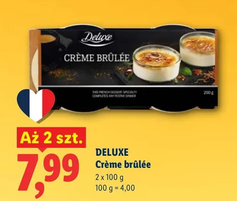 Crème brûlée promocja w Lidl