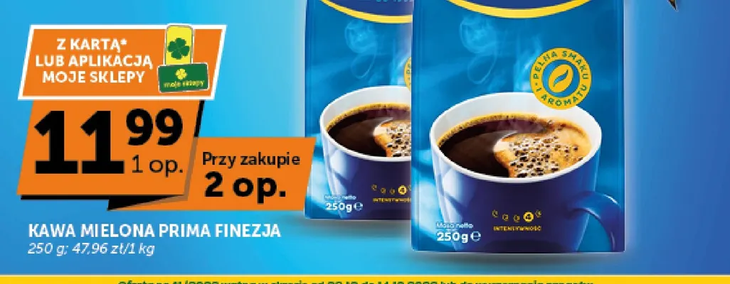 Kawa mielona Prima Finezja promocja w Euro Sklep