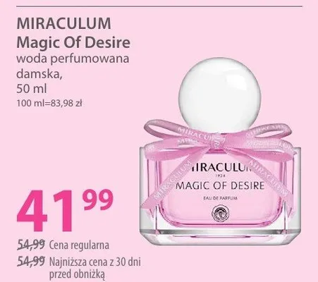 Woda perfumowana damska Magic Of Desire promocja w Hebe