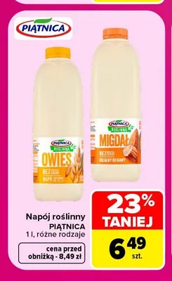 Napój roślinny Piątnica promocja w Carrefour Market