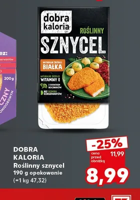 Roślinny sznycel Dobra Kaloria promocja w Kaufland