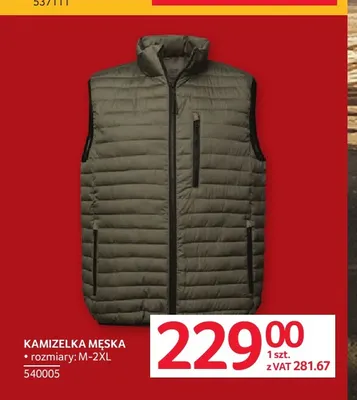 Kamizelka męska promocja w Selgros