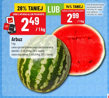 Arbuz promocja w POLOmarket