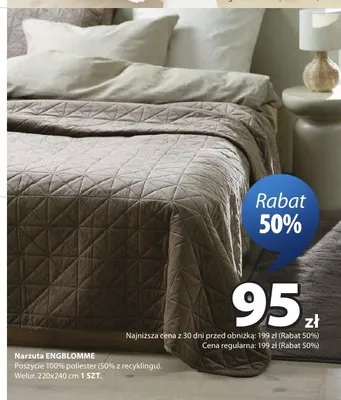 Narzuta ENGBLOMME promocja w Jysk