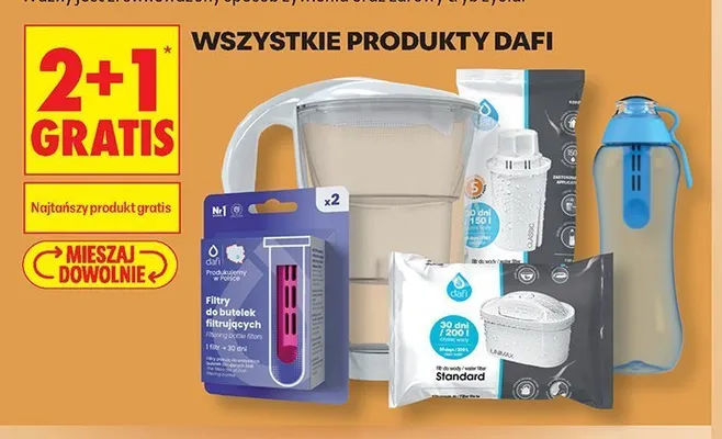 Wkład filtrujący Dafi Classic promocja w Biedronka