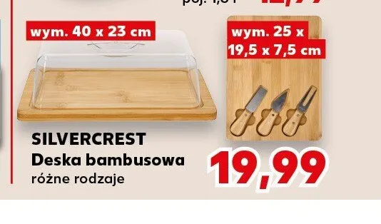 Deska bambusowa Silvercrest promocja w Kaufland