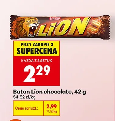 Baton Lion chocolate promocja w Biedronka