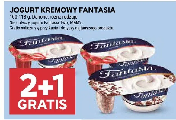 Jogurt kremowy fantasia promocja w Stokrotka