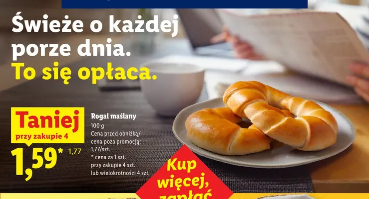 Rogal maślany promocja w Lidl