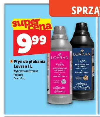 Płyn do płukania Lovran Muschio Bianco promocja w TOPAZ