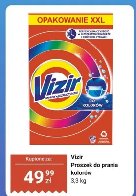 Proszek do prania kolorów Vizir promocja w Dino