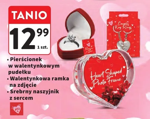 Pierścionek w walentynkowym pudełku promocja w Intermarche