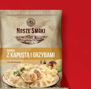 Pierogi z kapustą i z grzybami promocja w Biedronka