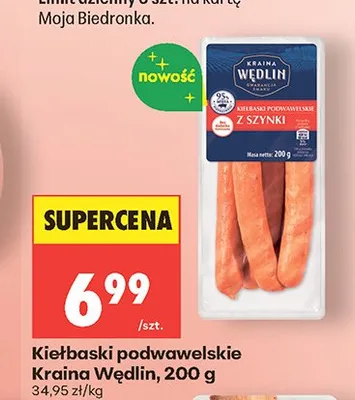 Kiełbasa śląska Kraina wędlin promocja w Biedronka
