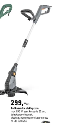 Podkaszarka elektryczna promocja w OBI