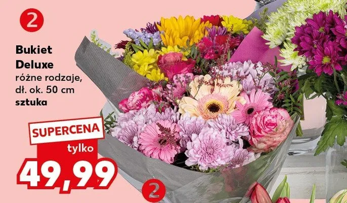Bukiet Deluxe dł. ok. 50cm promocja w Kaufland