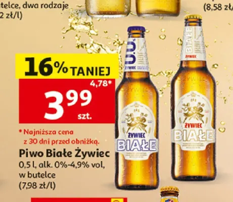 Piwo Żywiec Białe promocja w Auchan