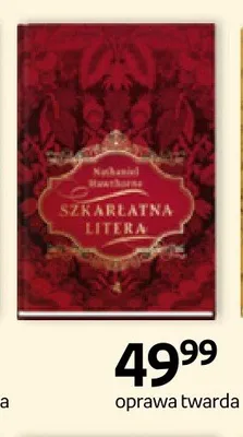 Książka Szkarłatna Litera oprawa twarda promocja w Empik