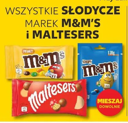 Wszystkie słodycze marek M&M's i Maltesers promocja w Kaufland