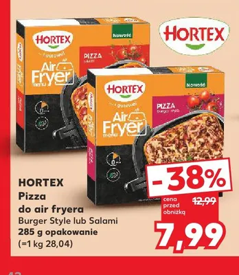 Pizza do air fryera Salami Hortex promocja w Kaufland