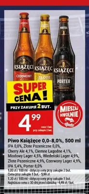 Piwo Książęce Porter 8,0% promocja w Twój Market