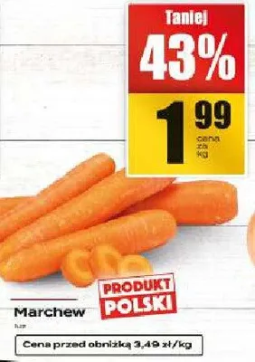 Marchew promocja w Supeco
